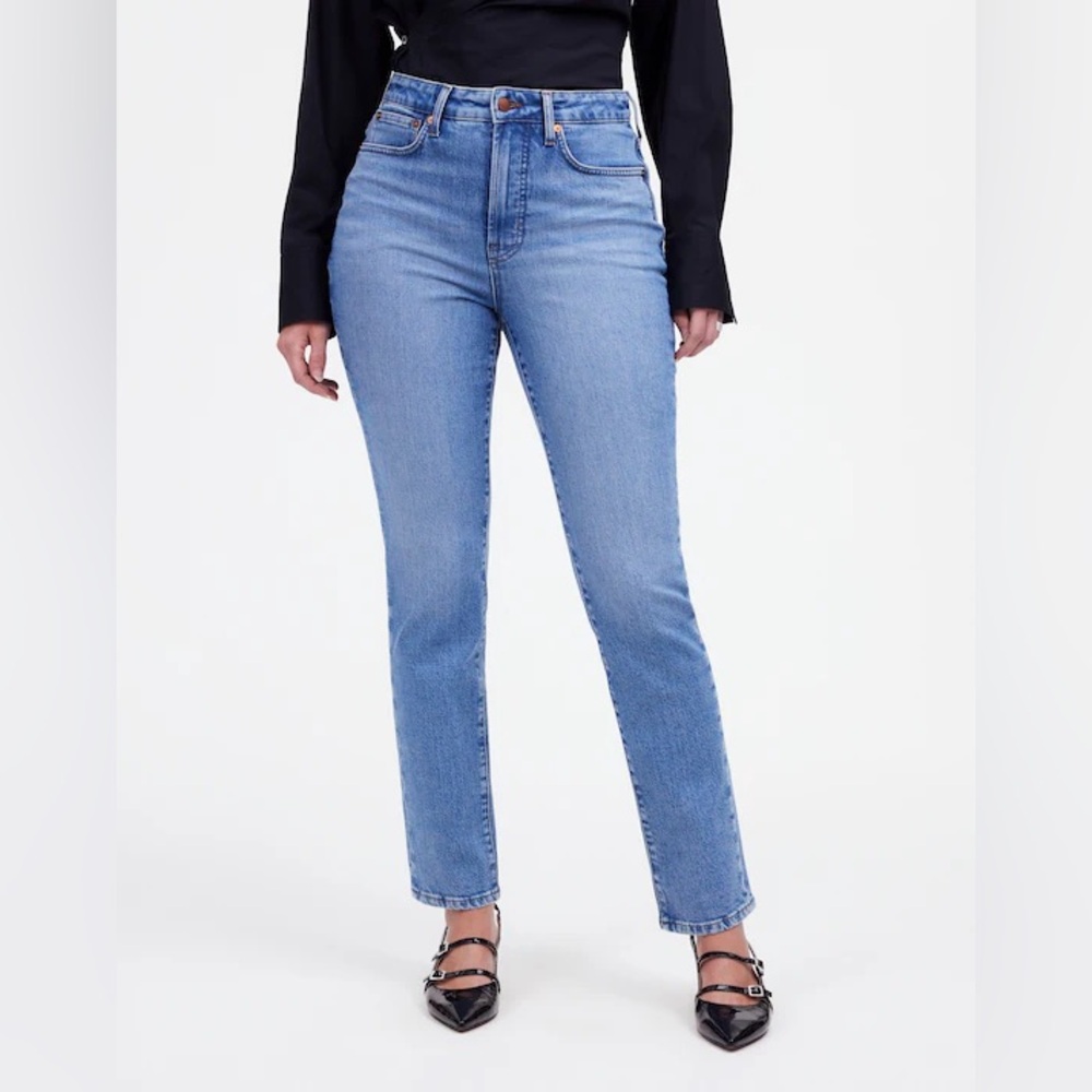 Madewell The Curvy Perfect Vintage Jean High Rise Blue Berdelle Wash Size 31